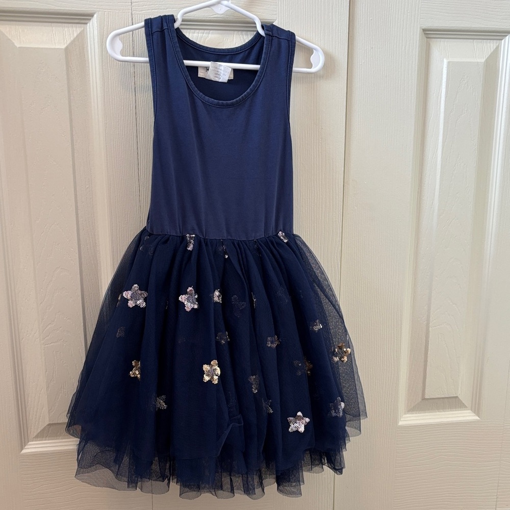 Navy Blue Taylor Joelle Star Dress